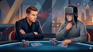 Иллюстрация к статье о психологии покера и чтении телодвижений игроков в покер